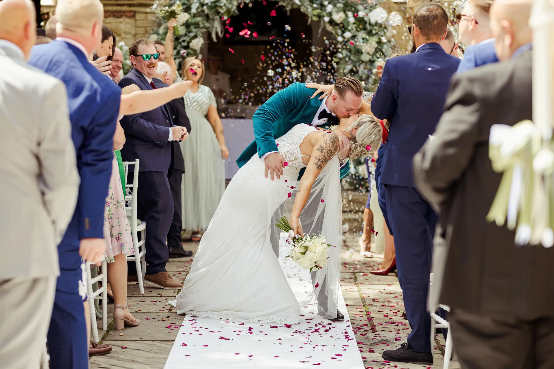 Elegant wedding ceremony photograph by Surrey wedding photographer Sian Jane Photography - natural, timeless imagery