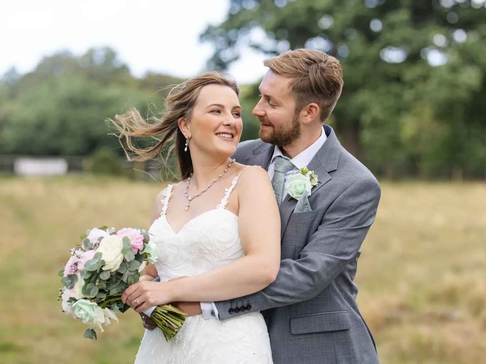 Timeless wedding portrait by Surrey wedding photographer Sian Jane Photography